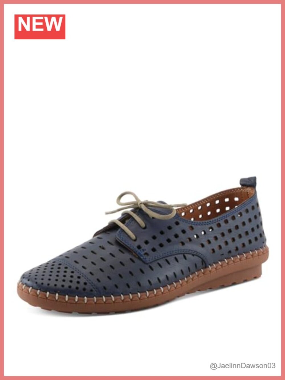 Spring Step Deysi Women's Lace-Up Leather Loafer Flat with Arch Support
